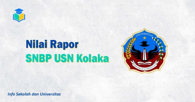 Nilai Rapor SNBP USN Kolaka