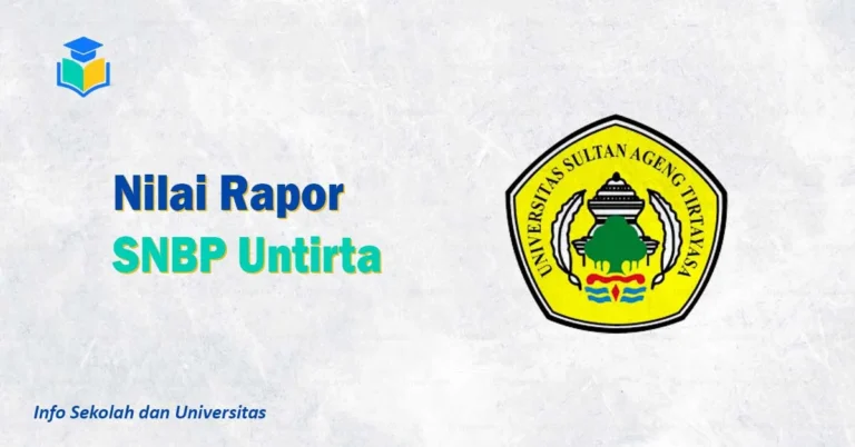 Nilai Rapor SNBP Untirta